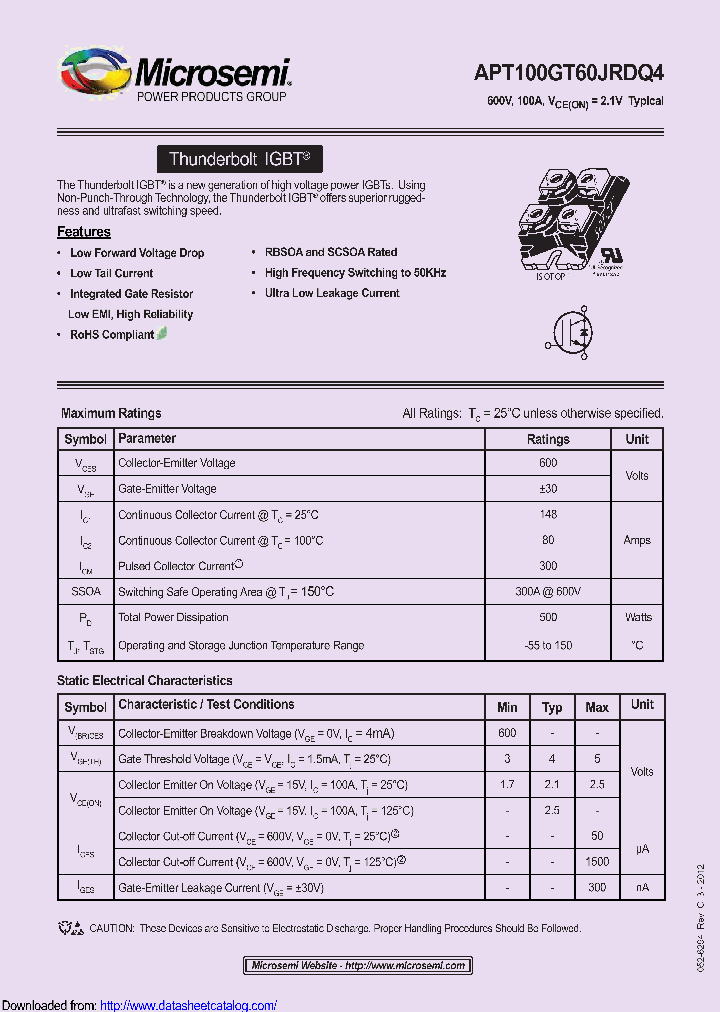 APT100GT60JRDQ4_9072352.PDF Datasheet