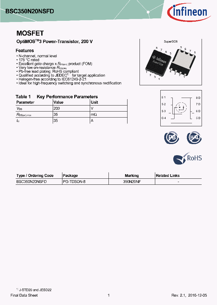 BSC350N20NSFD_9072550.PDF Datasheet