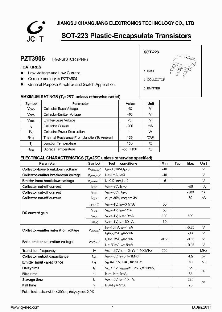 PZT3906_9073169.PDF Datasheet