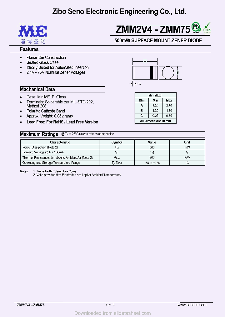 ZMM6V2_9075760.PDF Datasheet