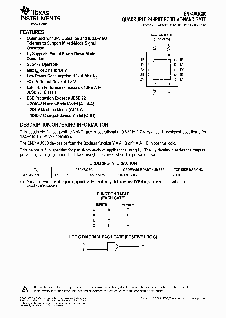 SN74AUC00_9075847.PDF Datasheet