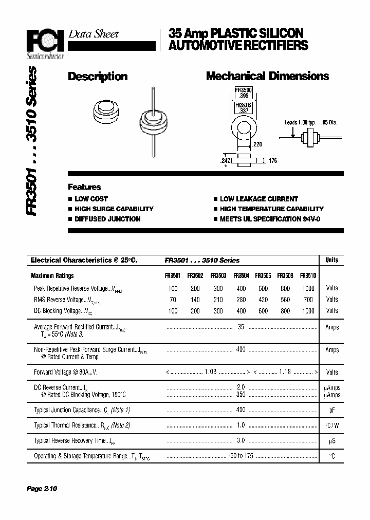 FR3510_9076439.PDF Datasheet