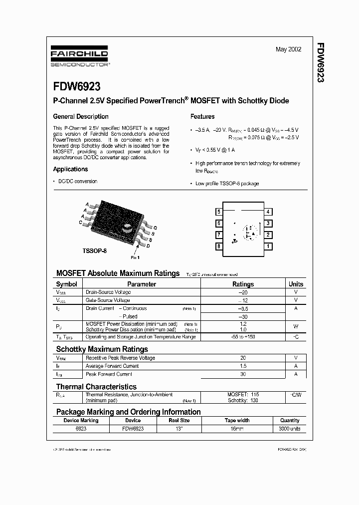 FDW6923_9077728.PDF Datasheet