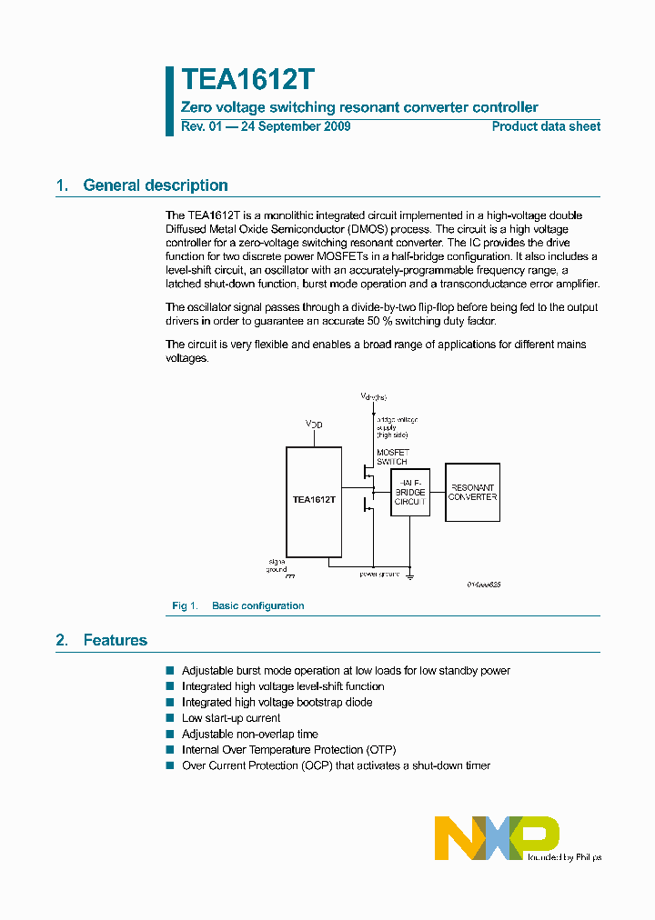 TEA1612T_9079445.PDF Datasheet