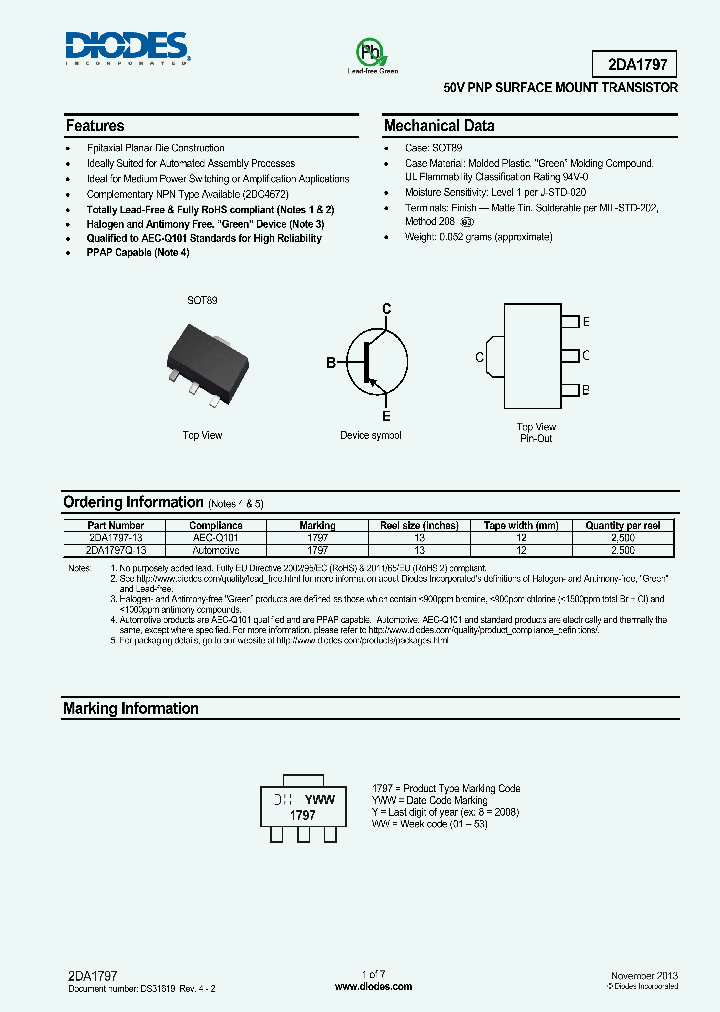 2DA1797Q-13_9081832.PDF Datasheet