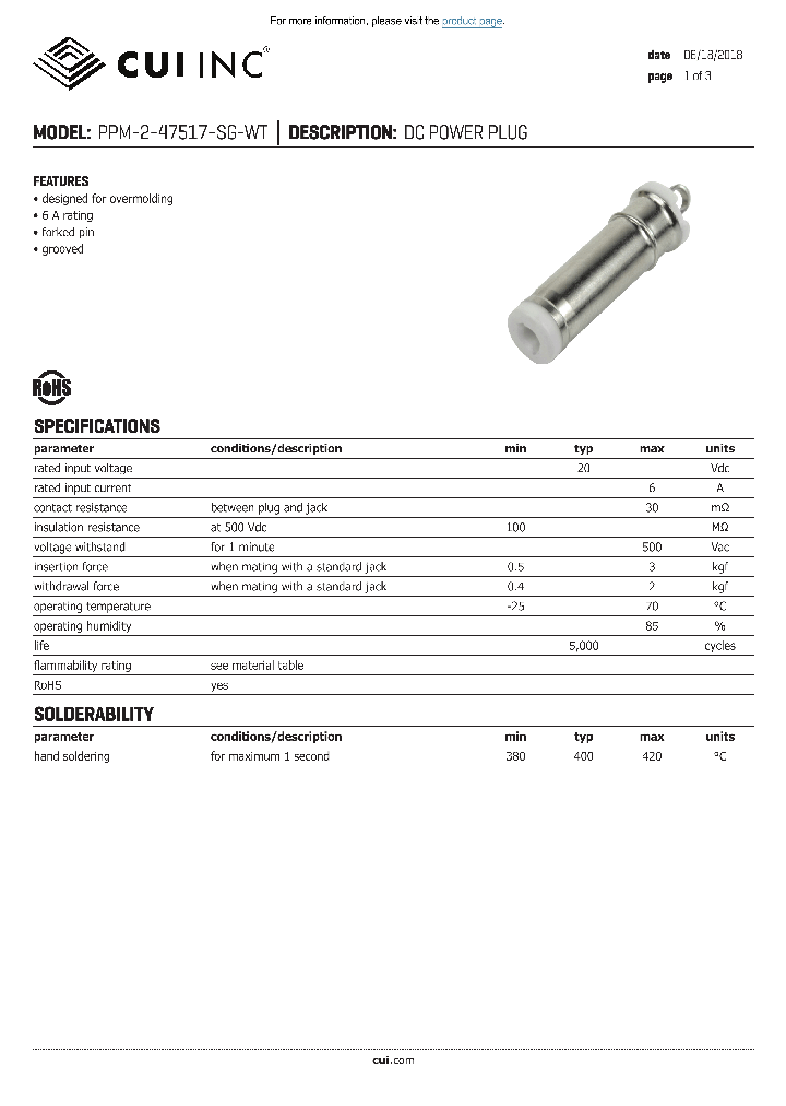 PPM-2-47517-SG-WT_9082858.PDF Datasheet