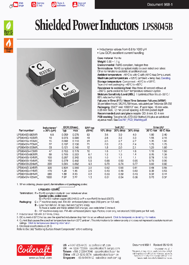 LPS8045B-105MR_9084367.PDF Datasheet