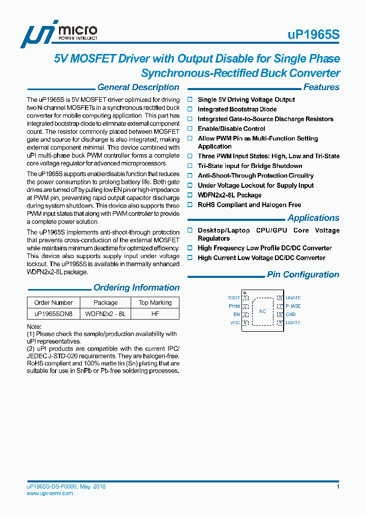 UP1965SDN8_9084550.PDF Datasheet