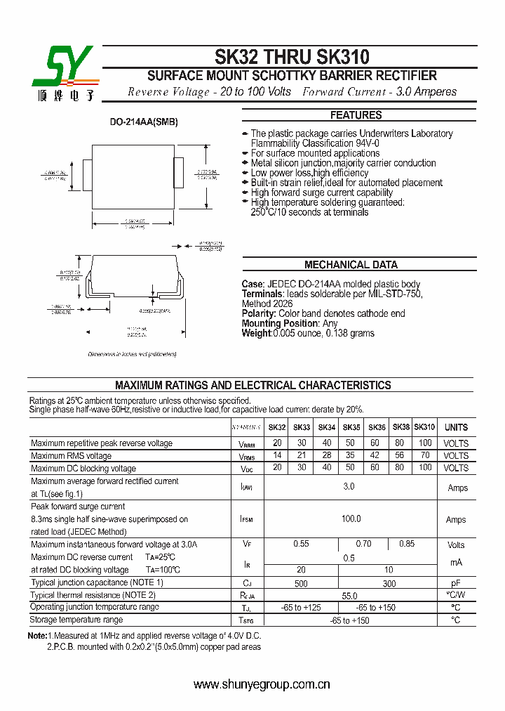 SK310_9086388.PDF Datasheet