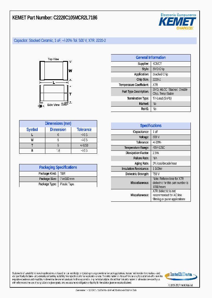 C2220C105MCR2L7186_9087199.PDF Datasheet