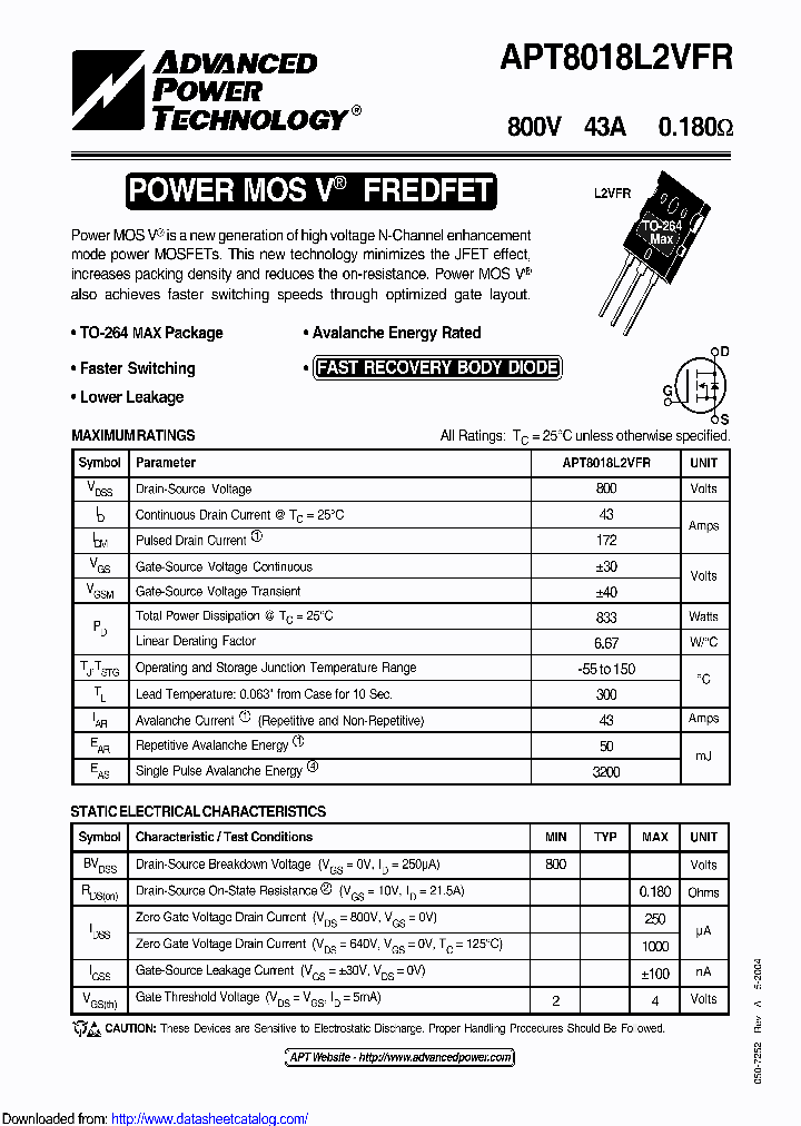 APT8018L2VFRG_9089256.PDF Datasheet