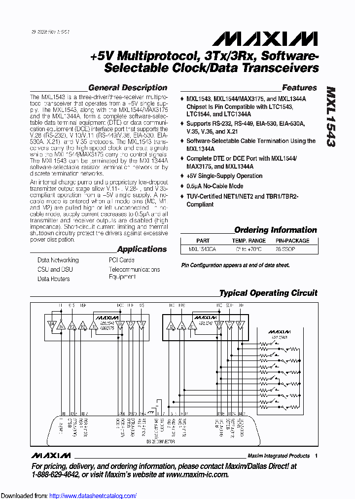 MXL1543CAIT_9089539.PDF Datasheet