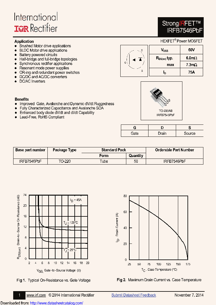 IRFB7546_9090811.PDF Datasheet