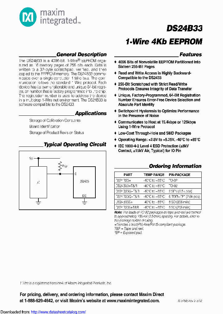 DS24B33QU_9090974.PDF Datasheet