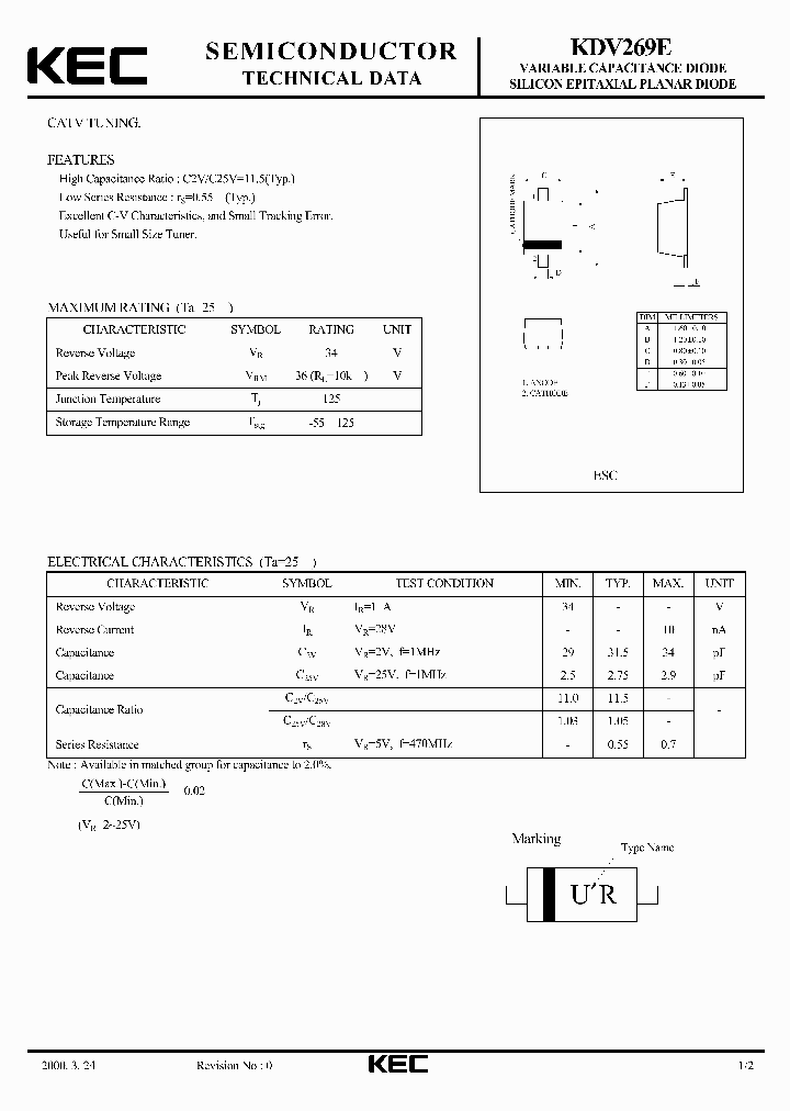KDV269E_9093407.PDF Datasheet