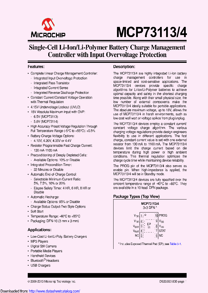 MCP73114-0NAIMF_9093711.PDF Datasheet