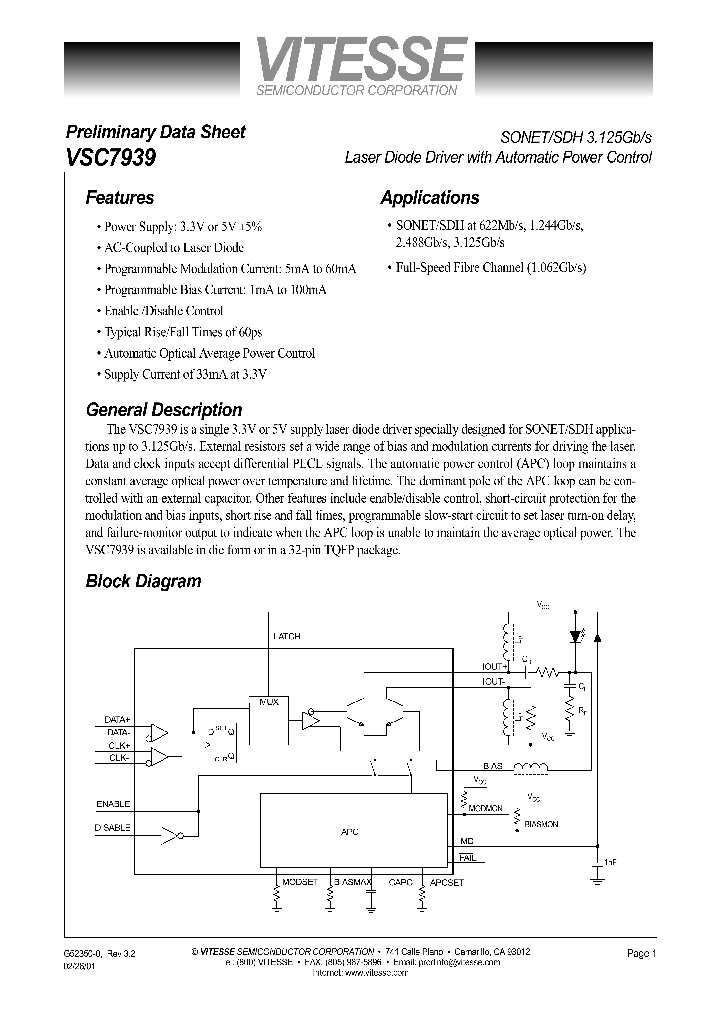 VSC7939RP_9097669.PDF Datasheet