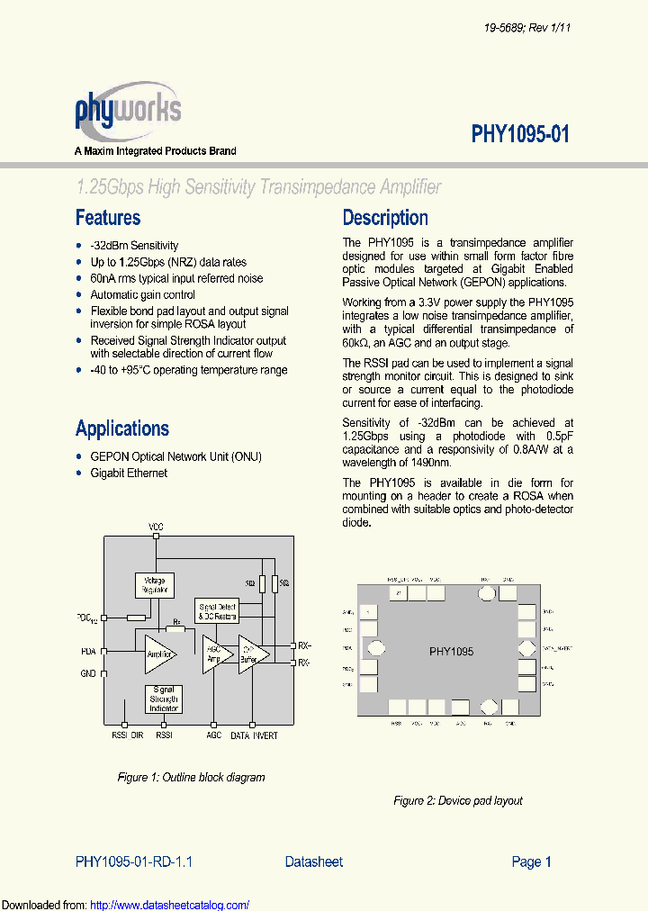 PHY1095-01DS-QR_9097962.PDF Datasheet