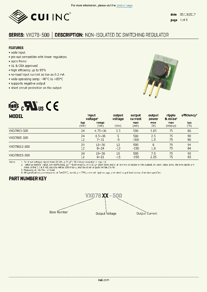 VXO7803-500_9098011.PDF Datasheet