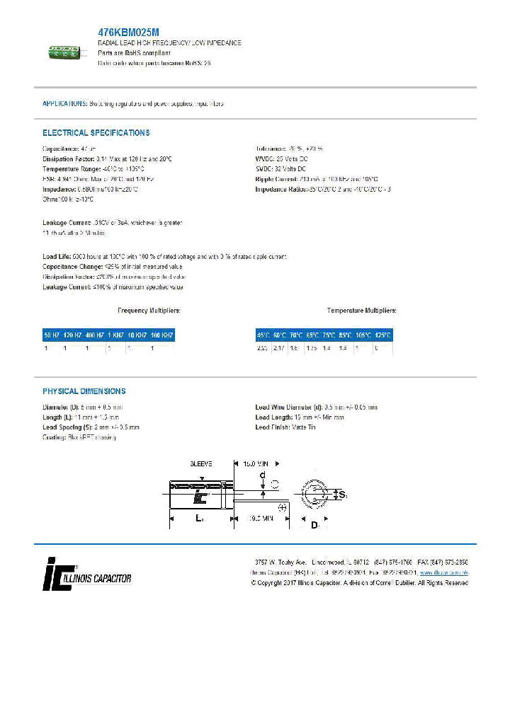 476KBM025M_9098233.PDF Datasheet