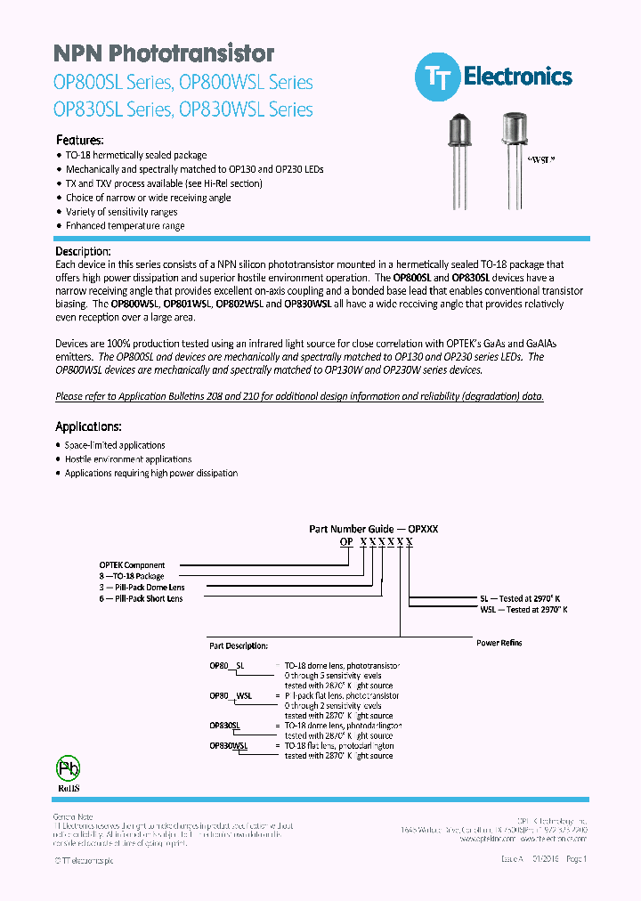 OP800_9101405.PDF Datasheet