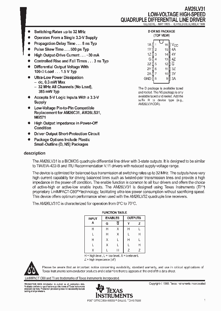 AM26LV31NS_9101681.PDF Datasheet