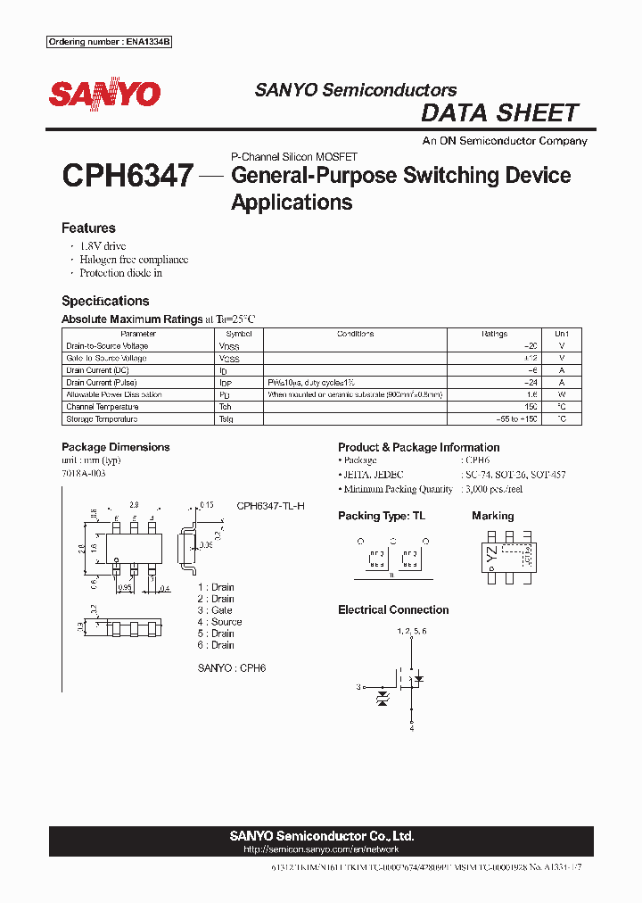 CPH6347_9101741.PDF Datasheet