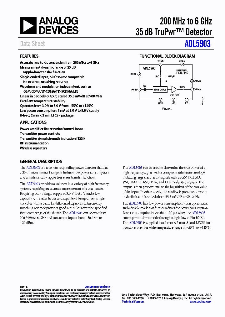 ADL5903-EVALZ_9102501.PDF Datasheet