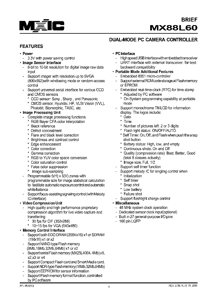 MX88L60_9102813.PDF Datasheet