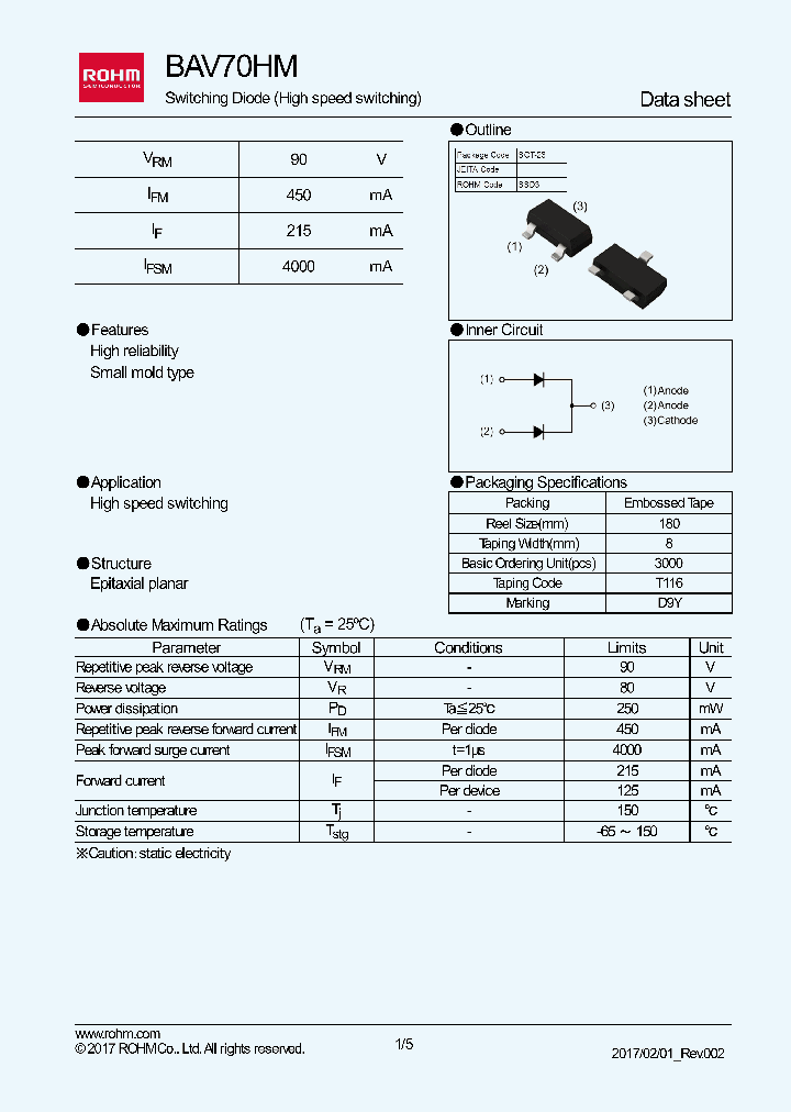 BAV70HM_9104507.PDF Datasheet