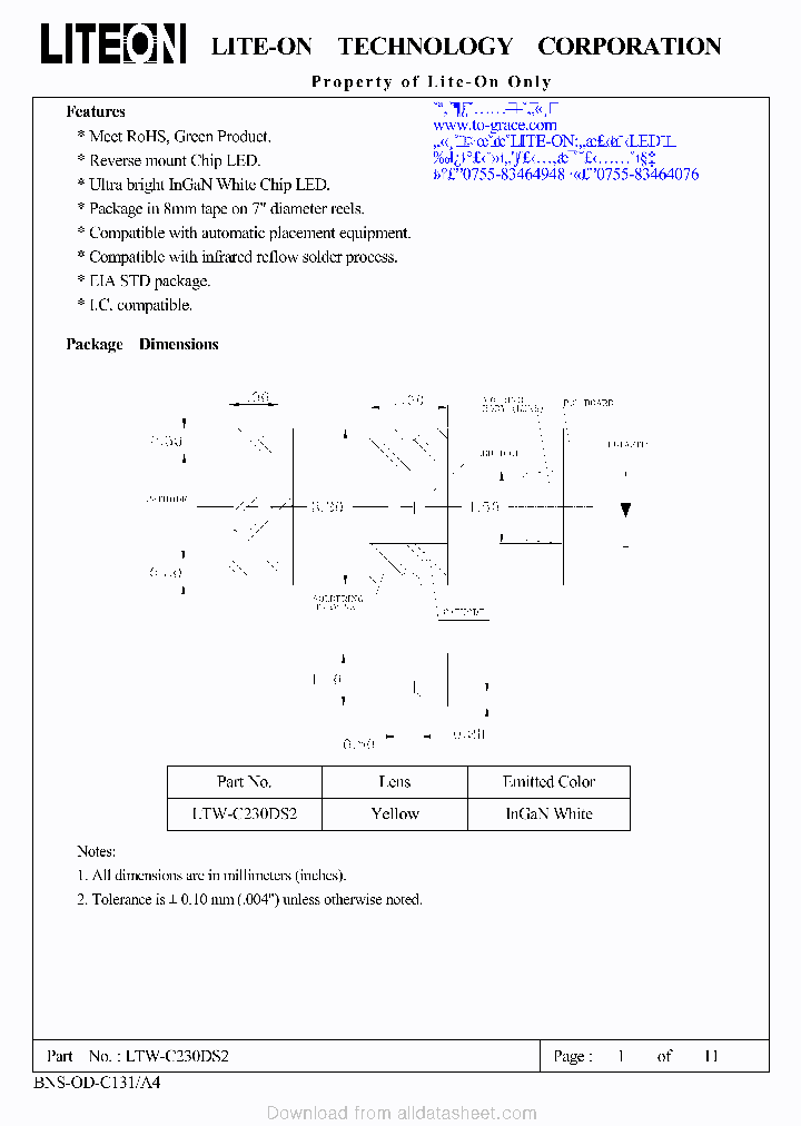 C230DS2_9108467.PDF Datasheet