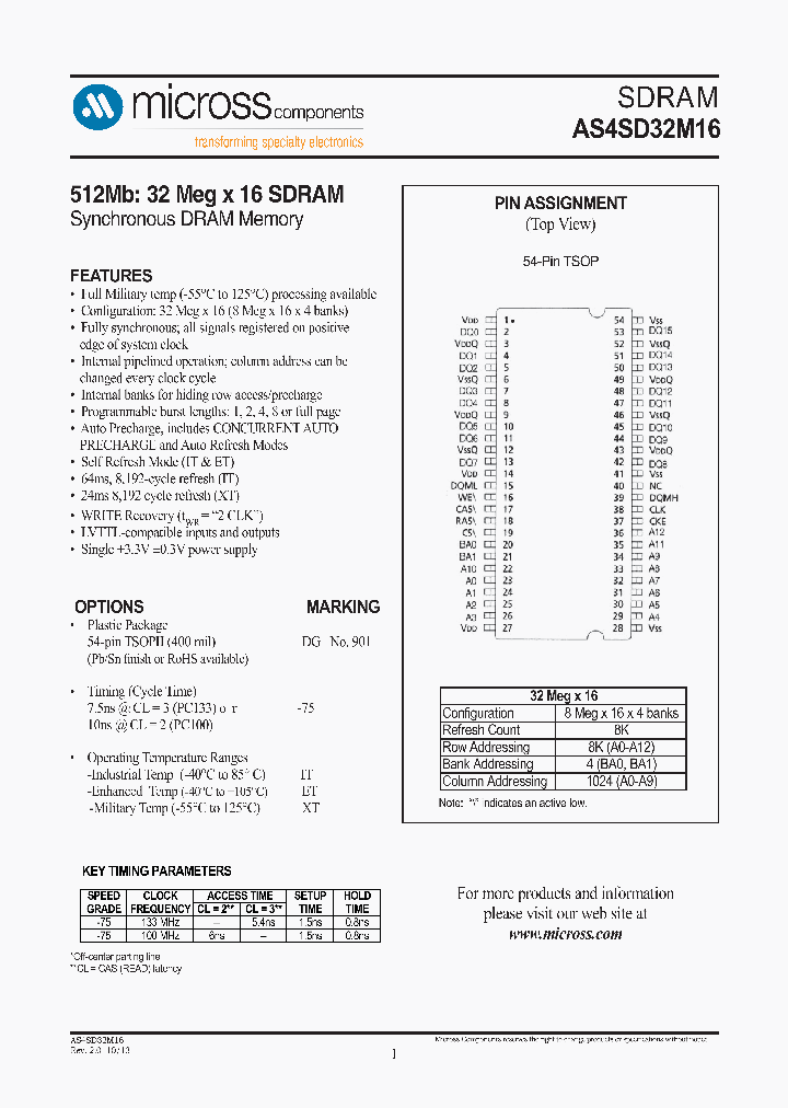 AS4SD32M16DG-75XT_9109473.PDF Datasheet