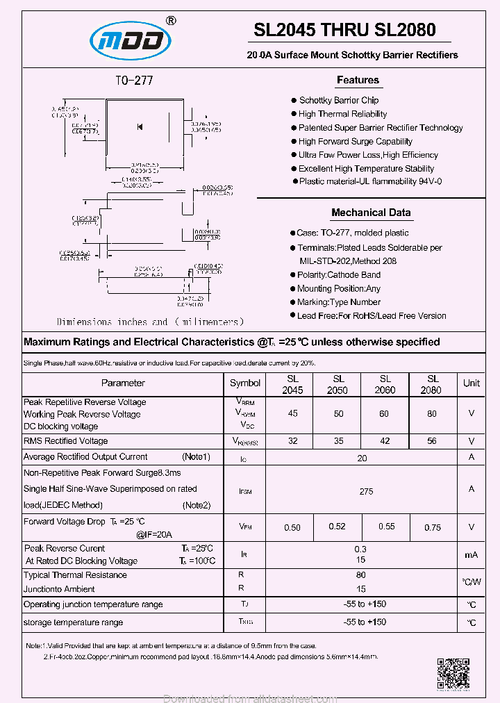 SL2045_9111890.PDF Datasheet