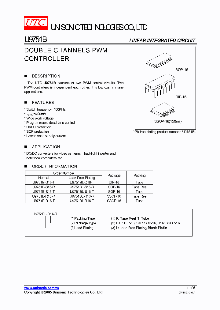 U9751B-S16-R_9114577.PDF Datasheet