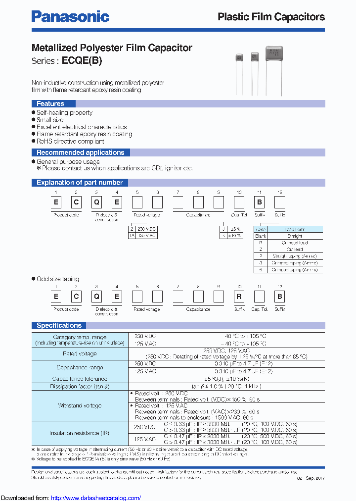 ECQE1A105KB3_9122047.PDF Datasheet