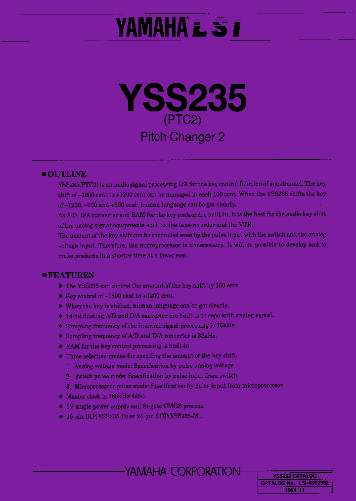 YSS235-M_9124308.PDF Datasheet
