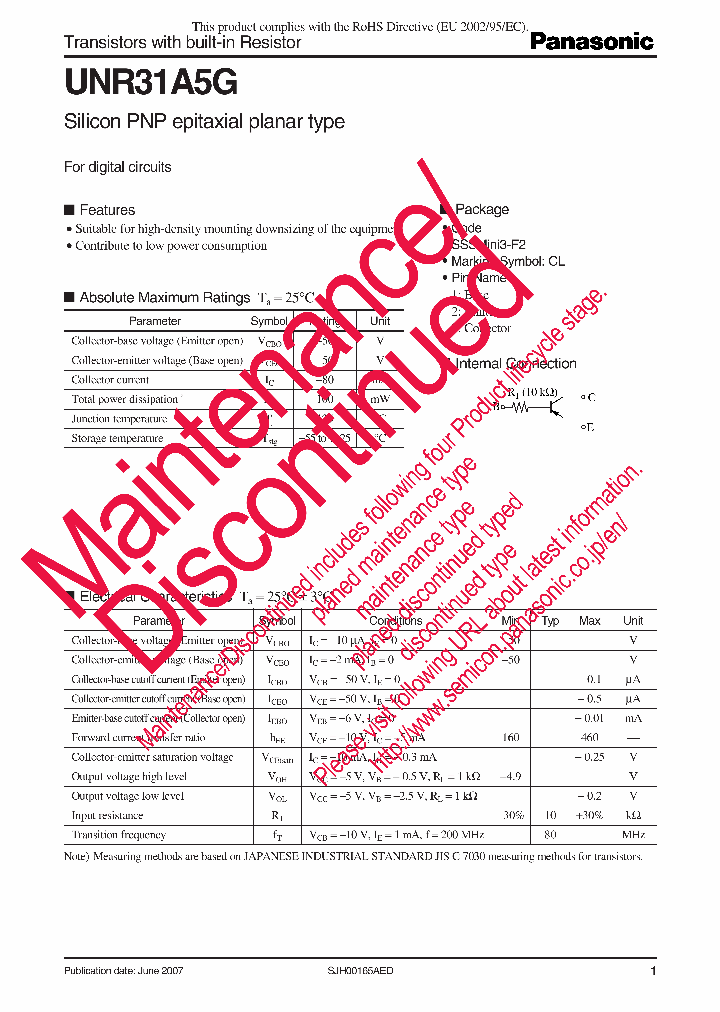 UNR31A5G_9126381.PDF Datasheet