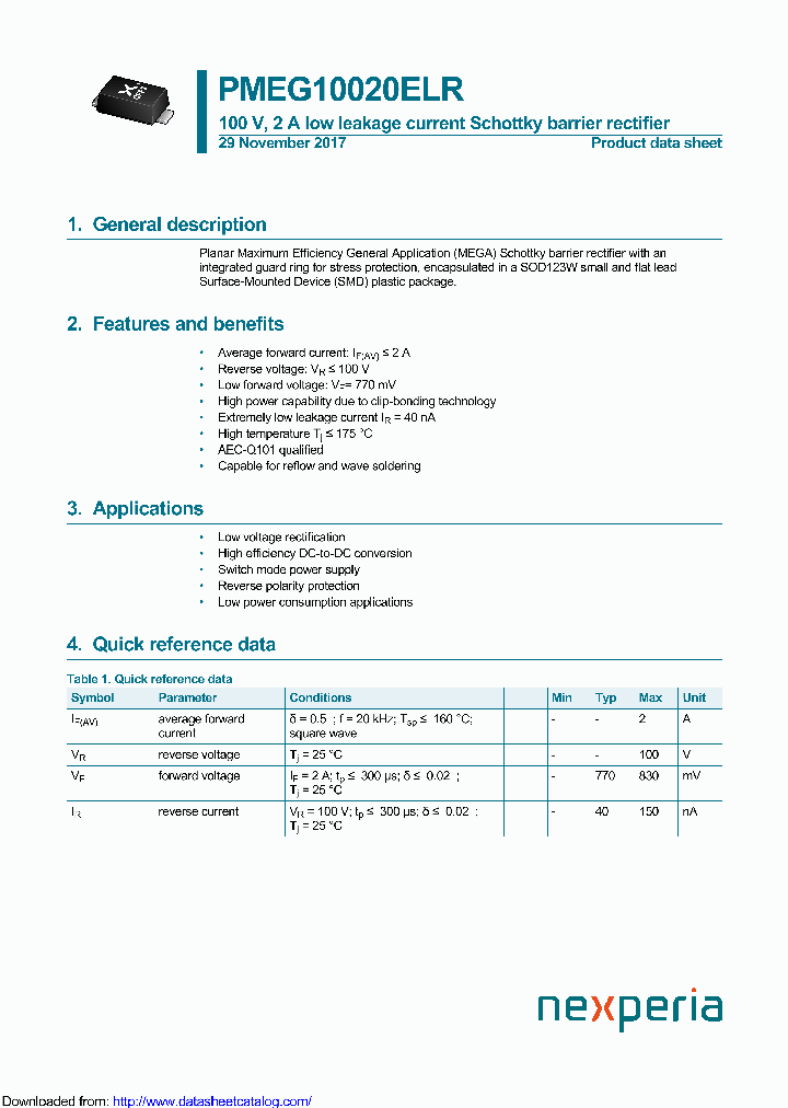 PMEG10020ELR_9138258.PDF Datasheet